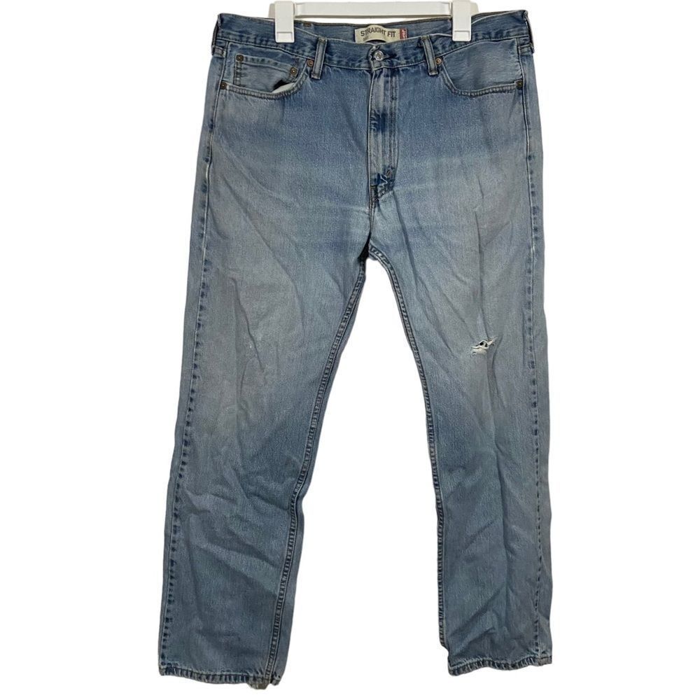 Levi’s 505 38x34 Light Wash Straight Leg Jeans